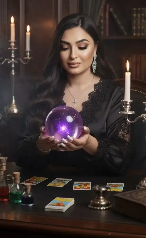 Мистический ритуал гадалки: отливка воском и расклад карт Таро